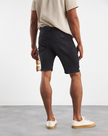 Ripped 5 Pocket Denim Short