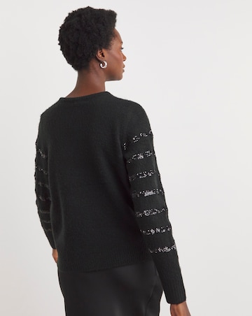 Sequin Stripe Jumper