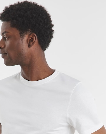 5 Pk Pure Cotton Crew Neck T-Shirts