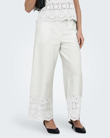 Jdy Marina Embroidered Ankle Trouser