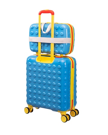 IT Luggage Bobble-Bloc Bonnie Blue 2pc Kiddies Suitcase Case