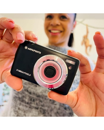 AGFA Photo Realishot DC8200 18MP 8x Zoom Compact Digital Camera - Black