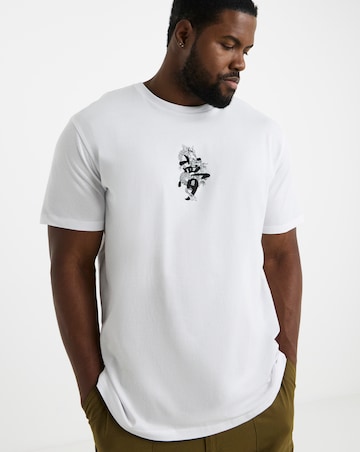 Jack & Jones Miko Back Graphic T-Shirt - White