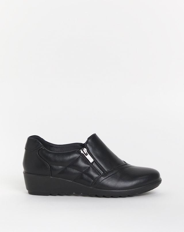 Cushion Walk Side Zip Shoe E Fit