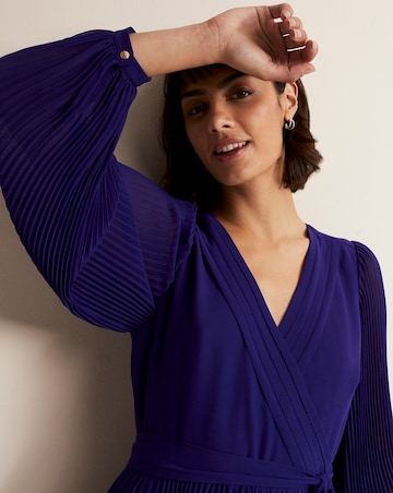 Phase Eight Petra Pleat Midi Dress