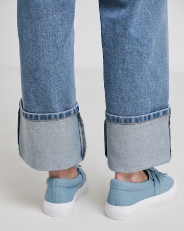 Zen Slip On Trainer With Twist Detail - Extra Wide Fit (EEE)