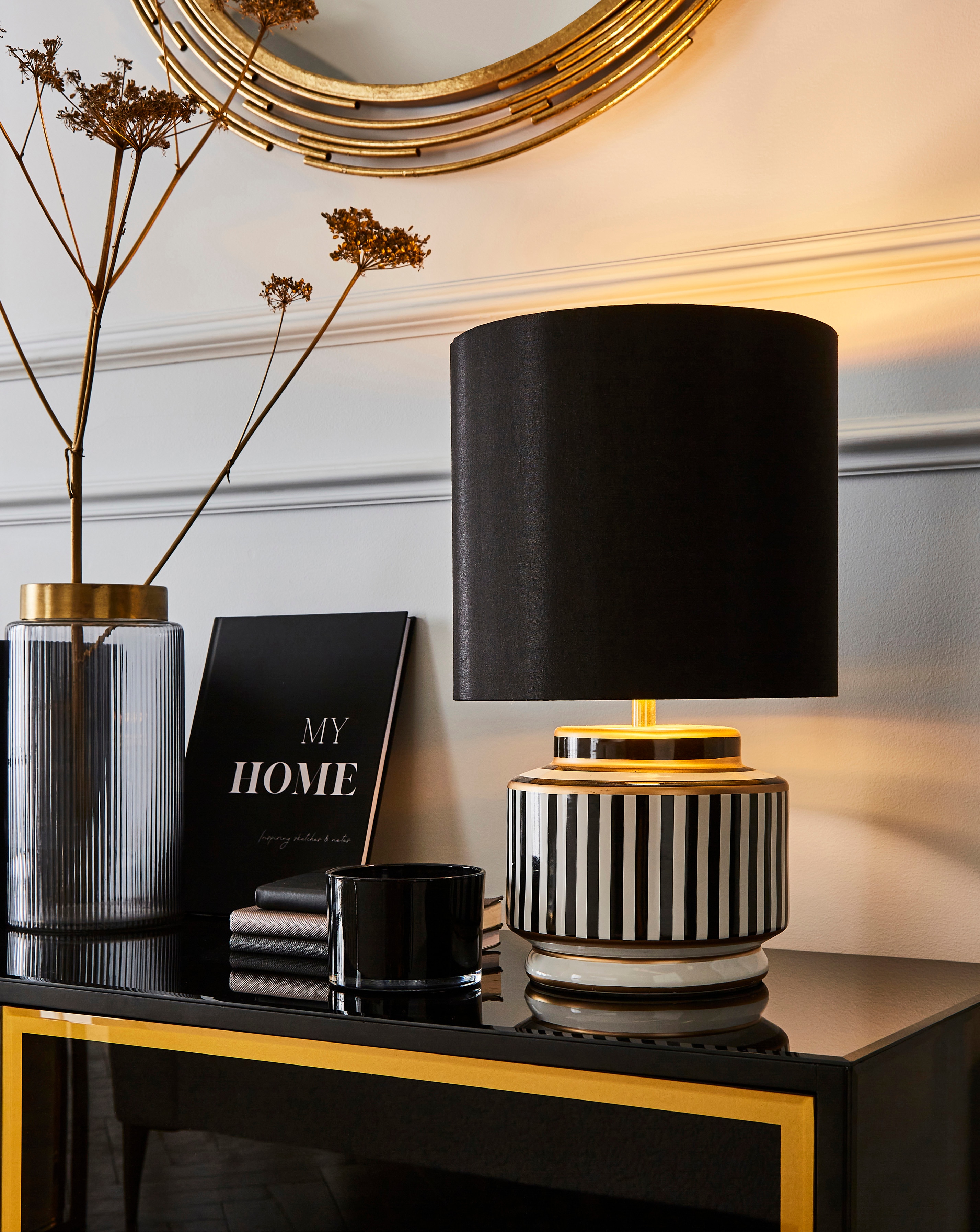 Joanna Hope Brielle Monochrome Table Lamp | JD Williams