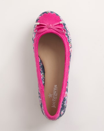 Joe Browns Ballerina Pumps Ex Wide Fit