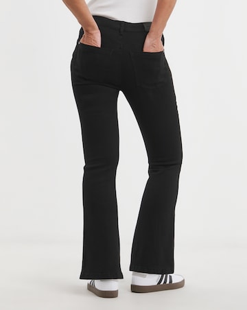 Black Kick Flare Jean