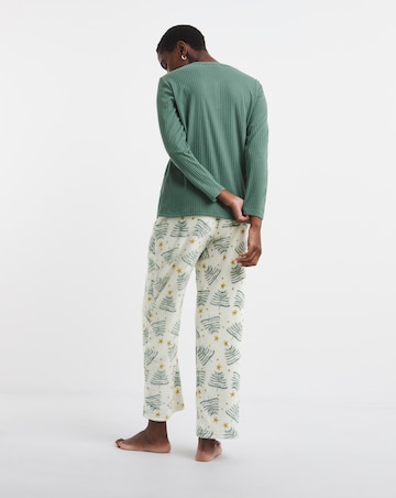 Pretty Secrets Fleece Henley Pyjama Set