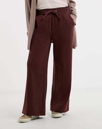 Chocolate Wide Leg Joggers