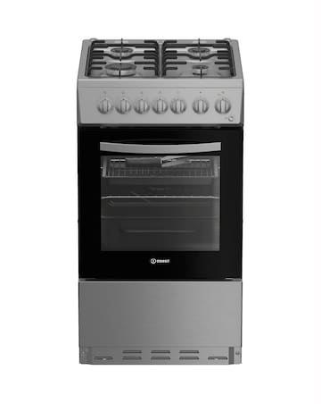 Indesit I5G3PMX 50cm Duel Fuel Single Cooker - Stainless Steel