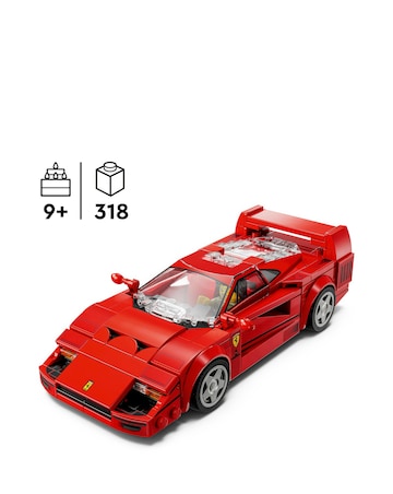 LEGO Speed Champions Ferrari F40 Supercar Vehicle Toy 76934