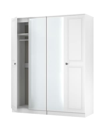 Richmond Ready Assembled 4 Door Wardrobe