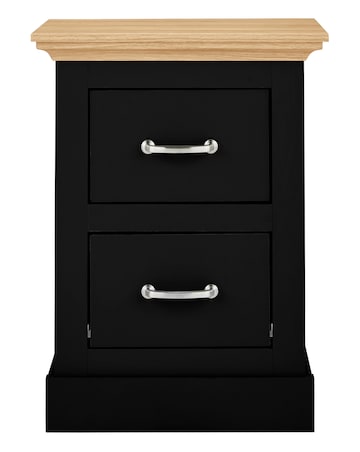 Julipa Ashford 2 Drawer Bedside Table