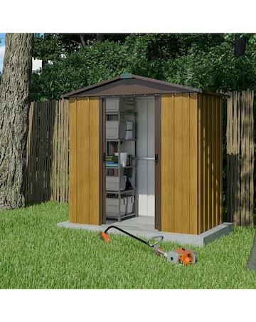 Yardmaster 6x4.5ft Wood Effect Shed