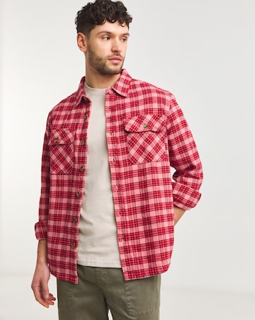 Heavy Flannel Check Overshirt