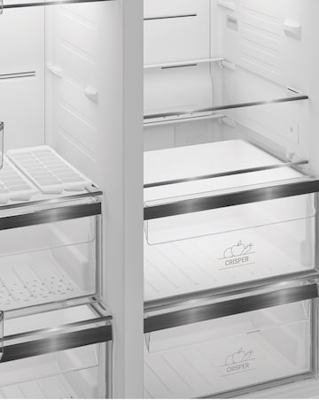 Hotpoint HPG26592XP4UK Dual No Frost American Fridge Freezer - Silver