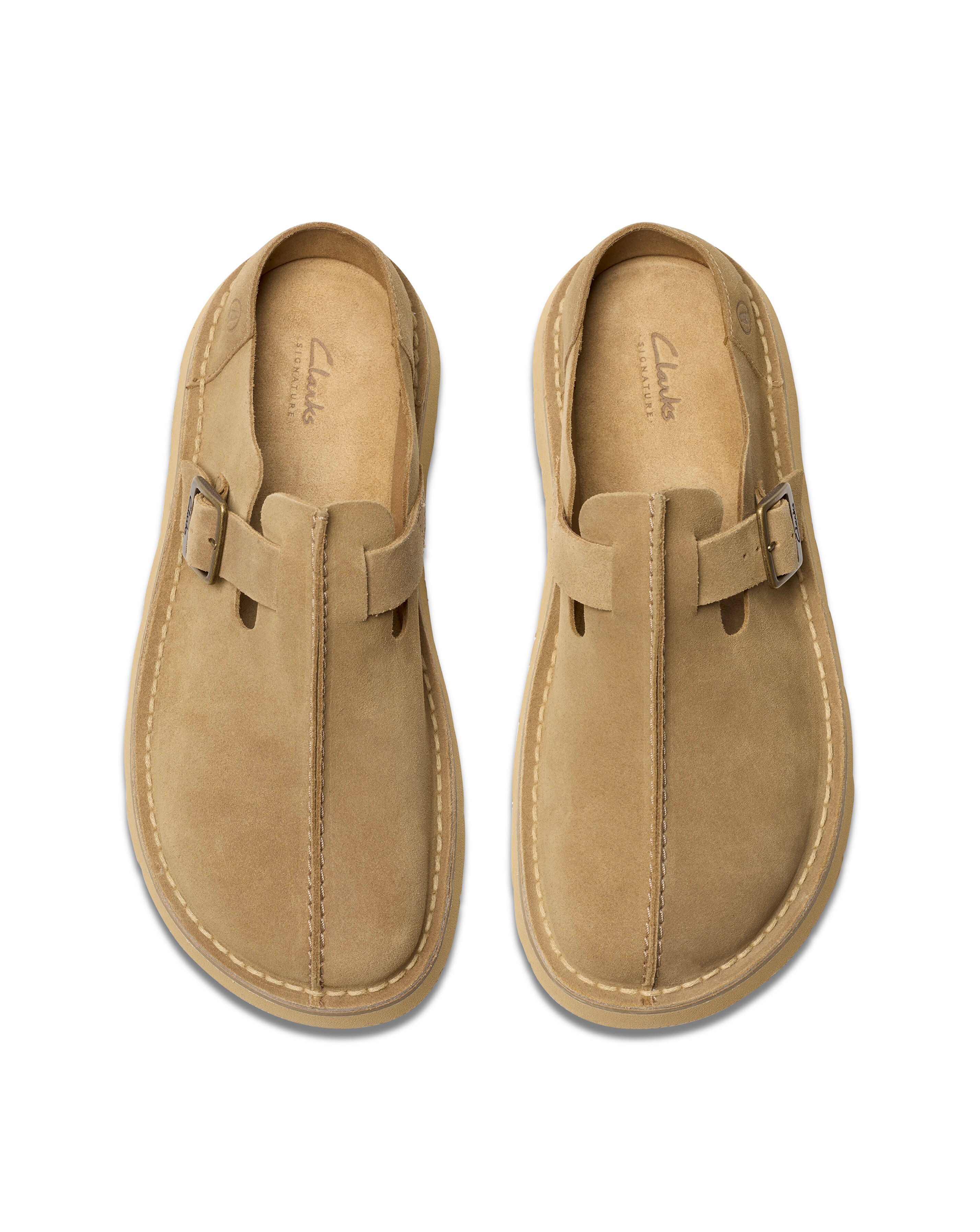 Clarks Solsbury Mules - Dark Sand | JD Williams