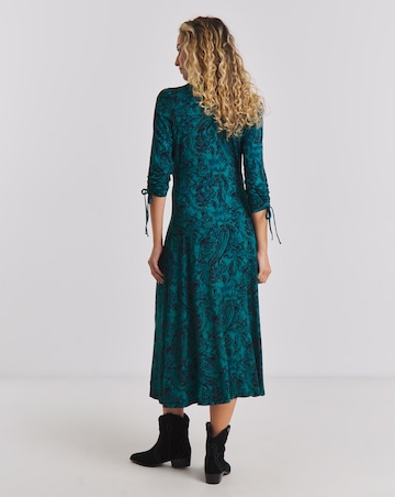 Joe Browns Autumn Blooms Jersey Midi Dress