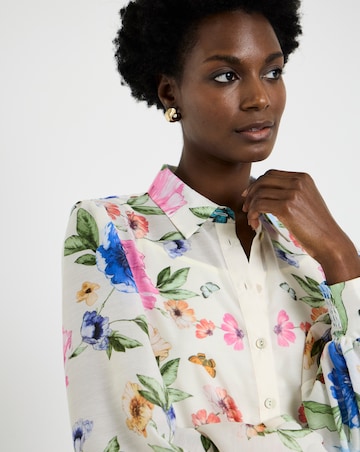 Joanna Hope Floral Printed Shirt