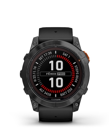 Garmin Fenix 7X Pro Solar Edition 51mm Smart Watch - Slate Grey with Black Band
