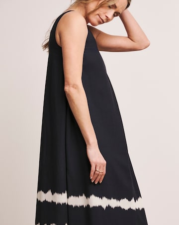 Anthology Linen Mix Pleat Dress