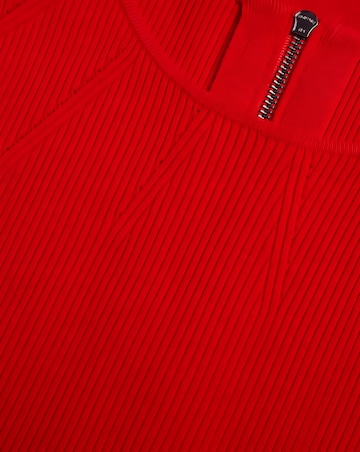 Ted Baker Fluted Sleeve Knitted Bodycon Midi Dress