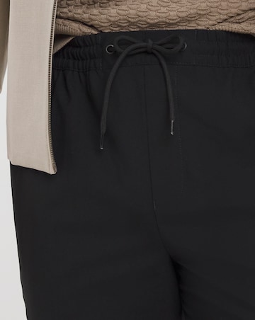Black Elasticated Jogger Trouser