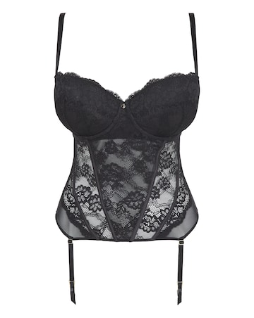 Ann Summers Sexy Lace Planet Basque Black