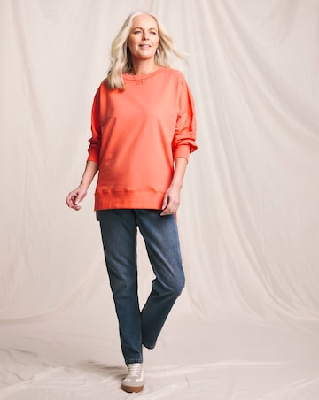 Julipa Pure Cotton Lace Trim Sweatshirt