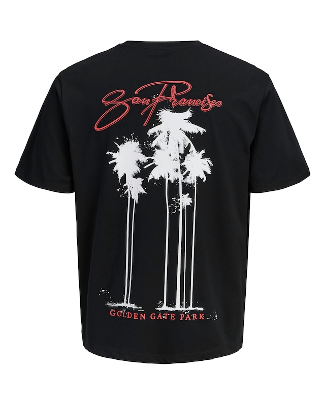 Jack & Jones Bradley Back Graphic T-Shirt - Black