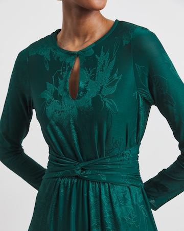 Joanna Hope Jersey Jacquard Dress