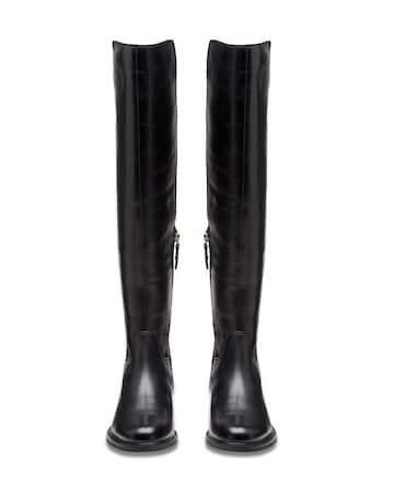 Clarks Renewal Leather Knee High Boots Standard Fit