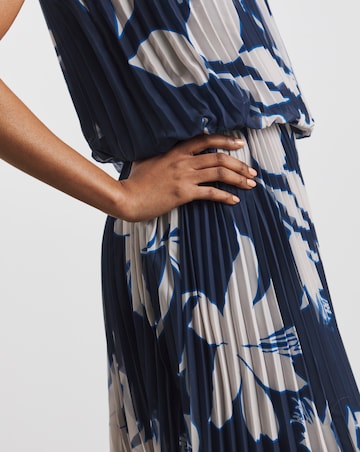Joanna Hope Printed Pleated Dress