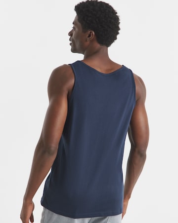 Pure Cotton Vest- Navy