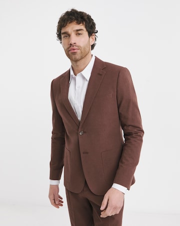Linen Patch Pocket Suit Jacket