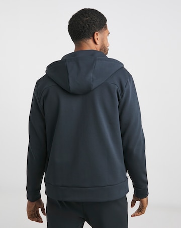 BOSS Dark Blue Oversized Full Zip Hoodie