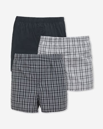 Jack & Jones Woven Boxers 3 Pack