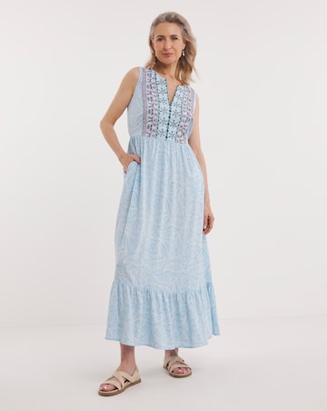 Julipa Embroidered Sleeveless Dress