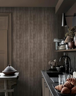 Abigail Ahern Linear Luxe Greige Wallpaper