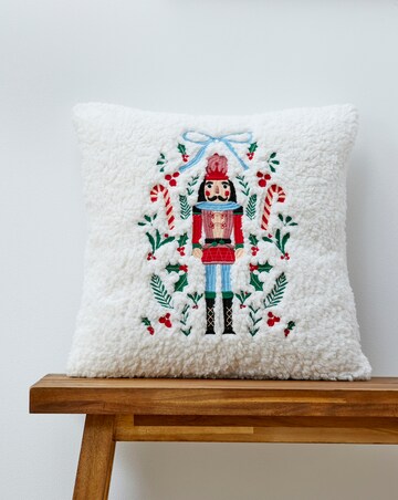 Fleece Nutcracker Cushion