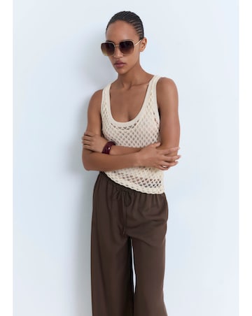 MANGO DRAW WAIST TROUSER