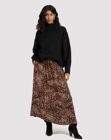 Nobody's Child Longline Roll Neck Jumper