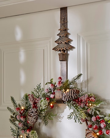 Christmas Tree Wreath Hanger