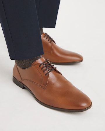 Formal Leather Derby Wide
