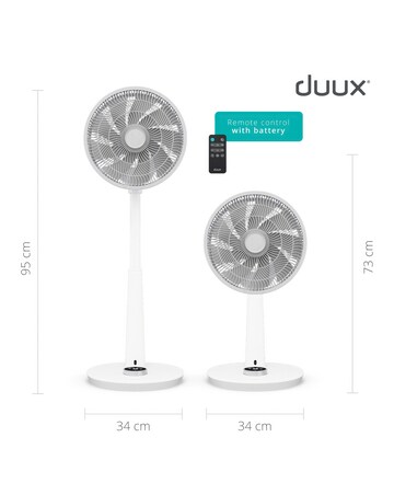 Duux Whisper 2 White Pedestal Fan