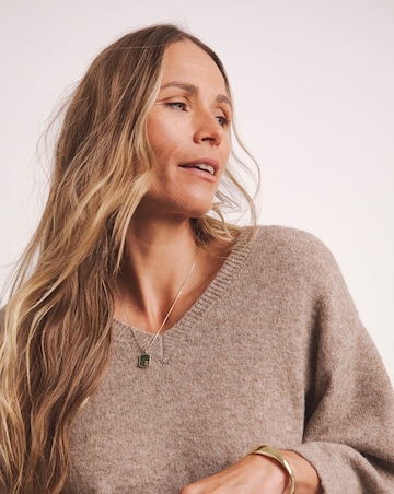 Anthology V Neck Half Sleeve Jumper