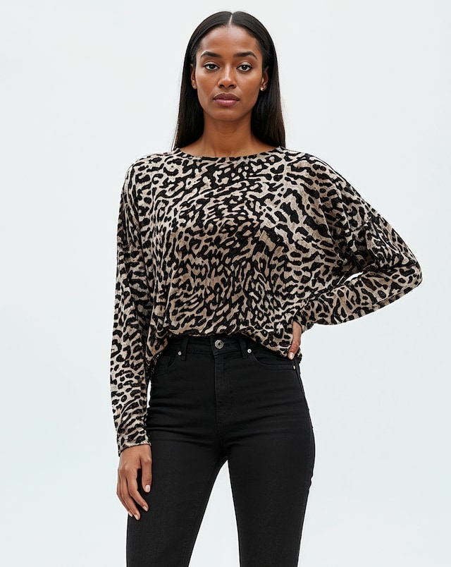 Religion Burn Out Velvet Animal Shade Tee