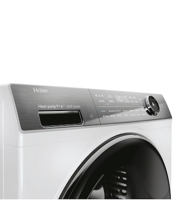Haier i-Pro Series 7 HD90-A3Q979U1 9kg Heat Pump Tumble Dryer White + Install